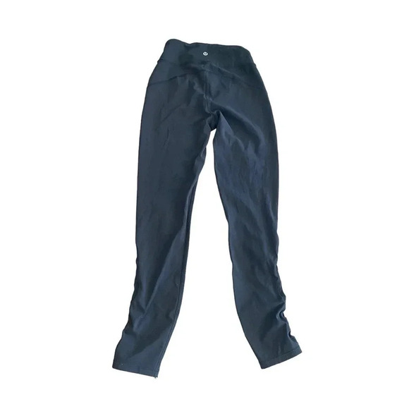 Lululemon Womens Align High Rise Ruched Waist Cropped Legging Size 4 - Picture 2 of 5